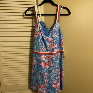 Lilly Pulitzer 
 Blue Floral Dress